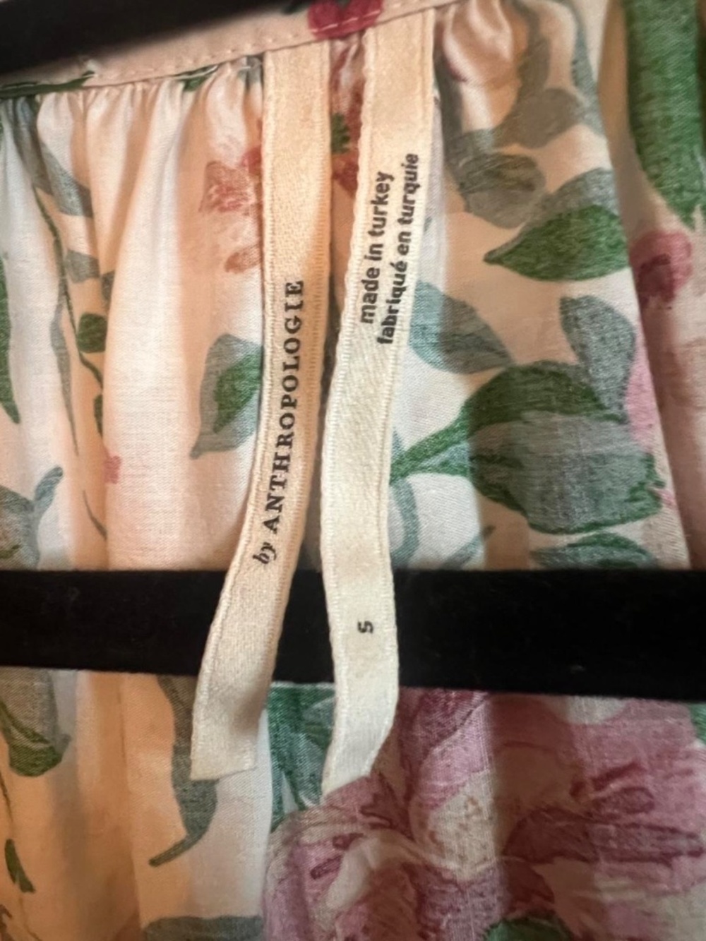 Anthropologie Somerset Floral Maxi Dress S Cottagecore Garden Party - Picture 5 of 8